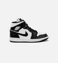 Air Jordan 1 Retro Mid Panda Womens Lifestyle Shoe Black White