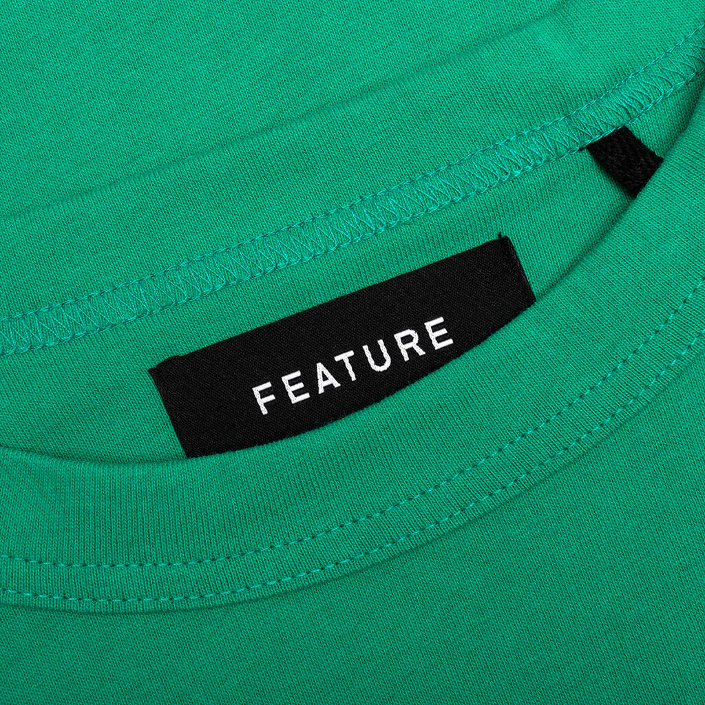 Jersey Braque Pocket Tee Kelly Green