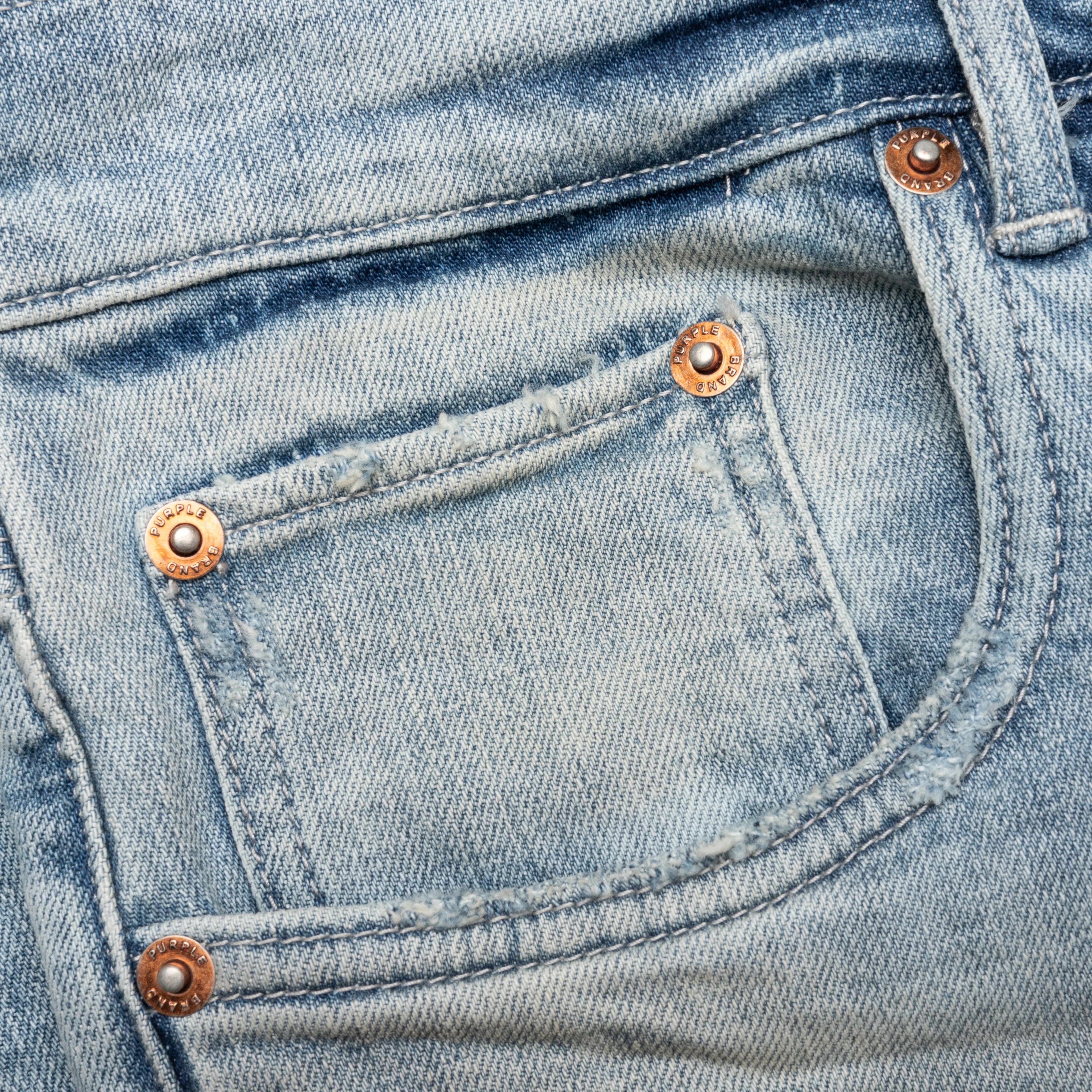 P004 Flare Worn Light Indigo