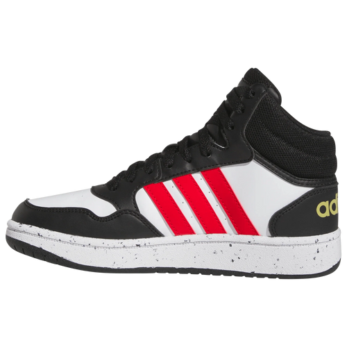 adidas Kids Hoops Grand Court White Silver Size 1
