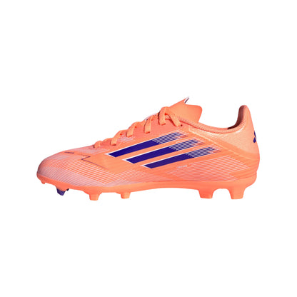 adidas F50 League FG MG Youth Soccer Cleats Orange Blue White