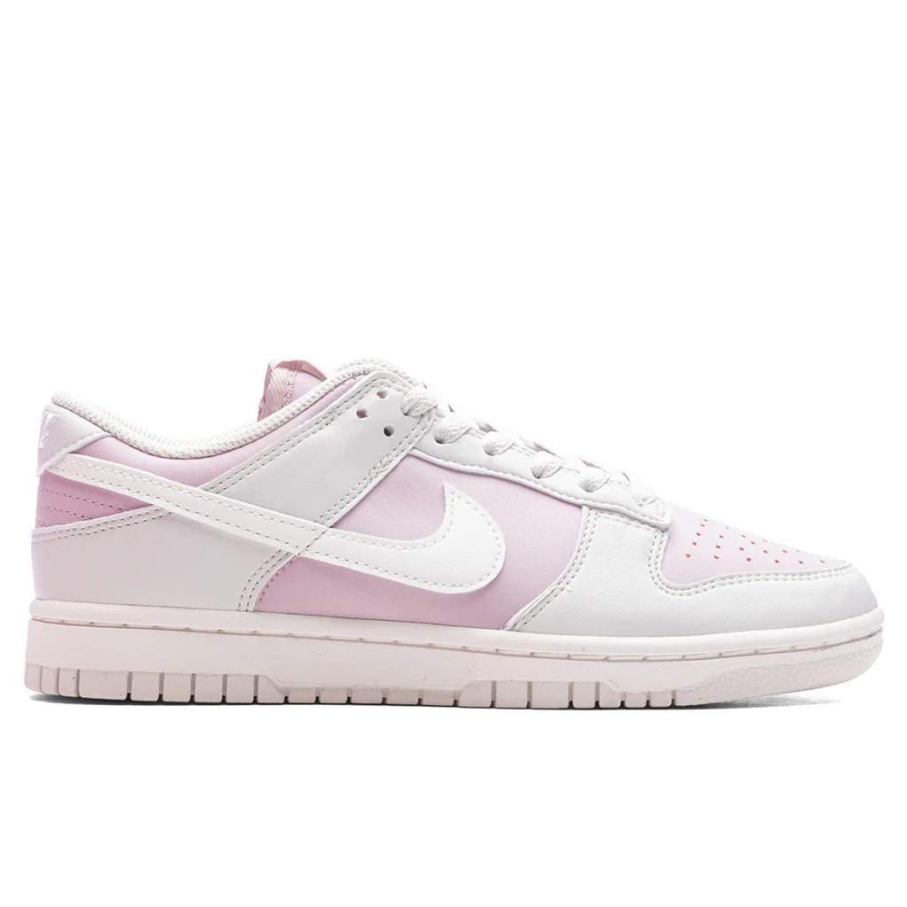 Womens Dunk Low Next Nature Light Bone Sail Platinum Violet