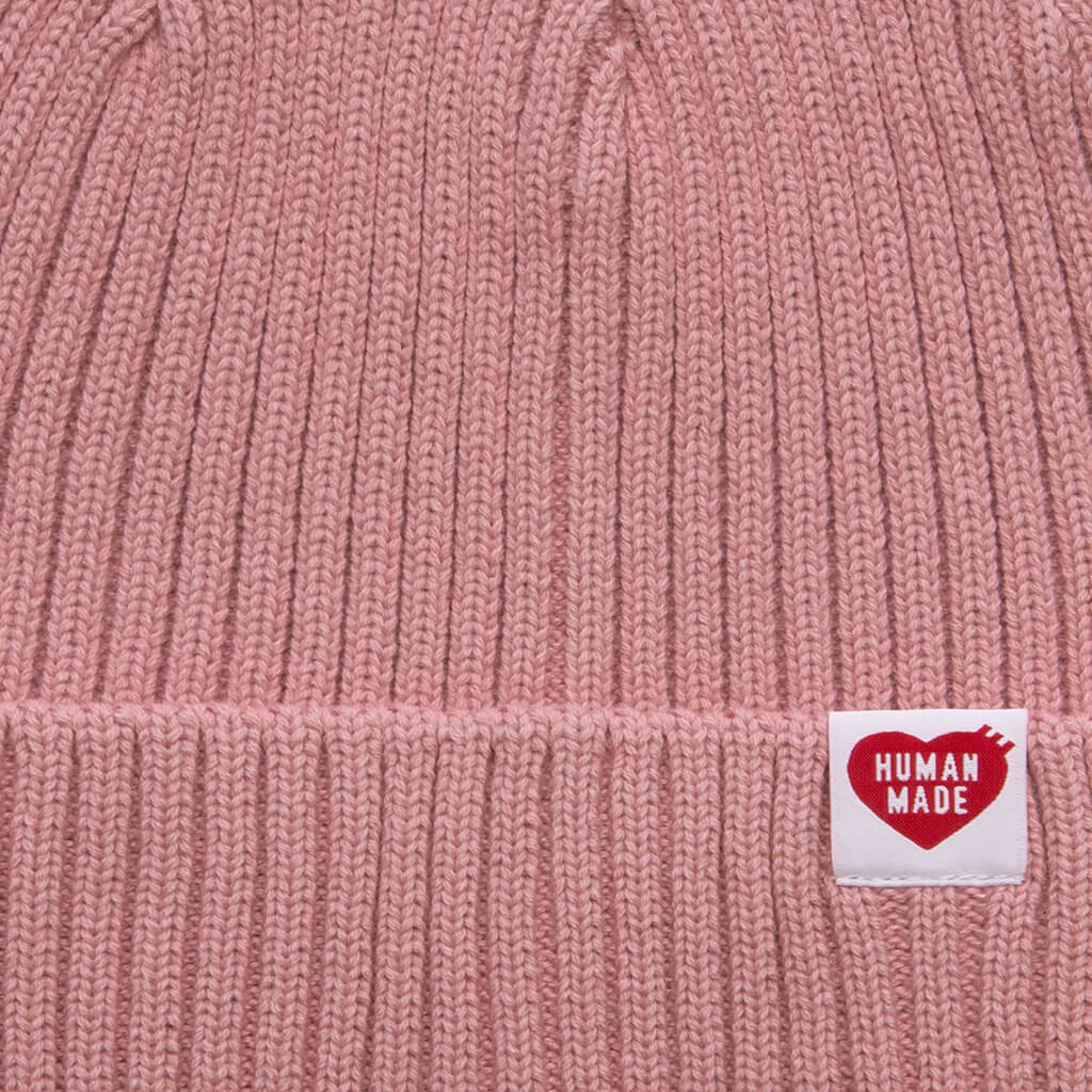 Cotton Rib Beanie Pink
