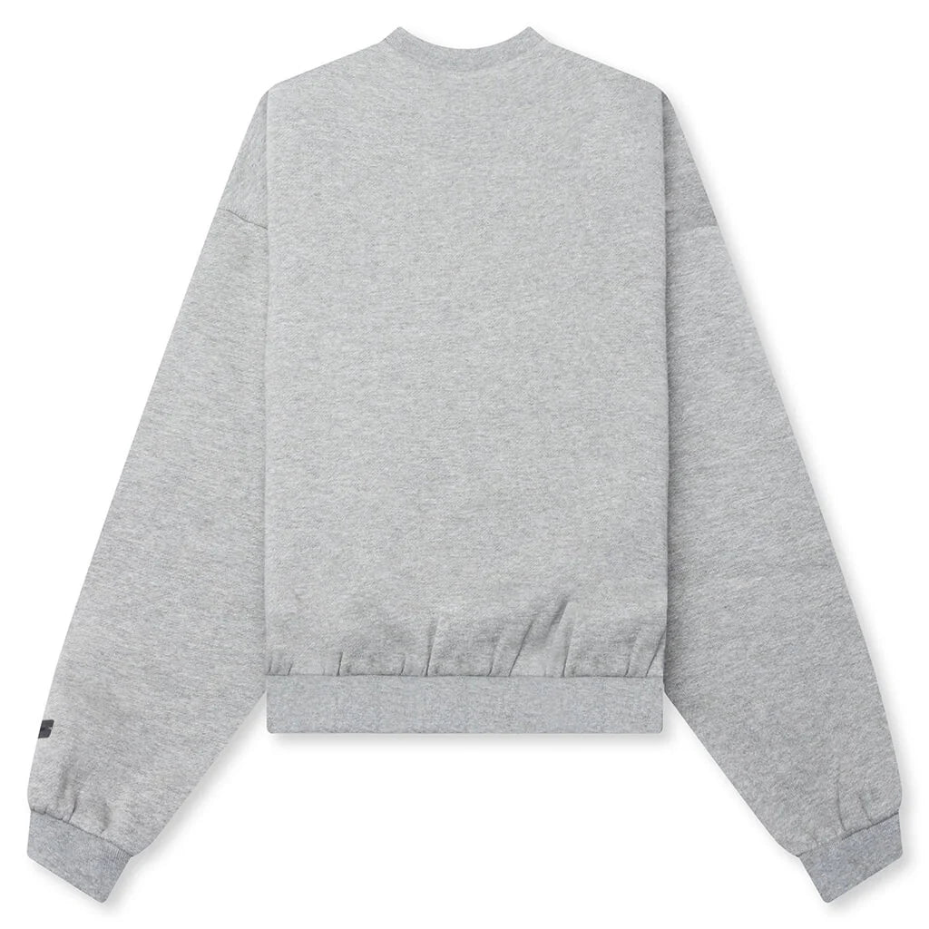 Kids Fleece Crewneck Concrete Heather