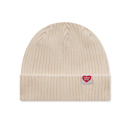 Cotton Rib Beanie White