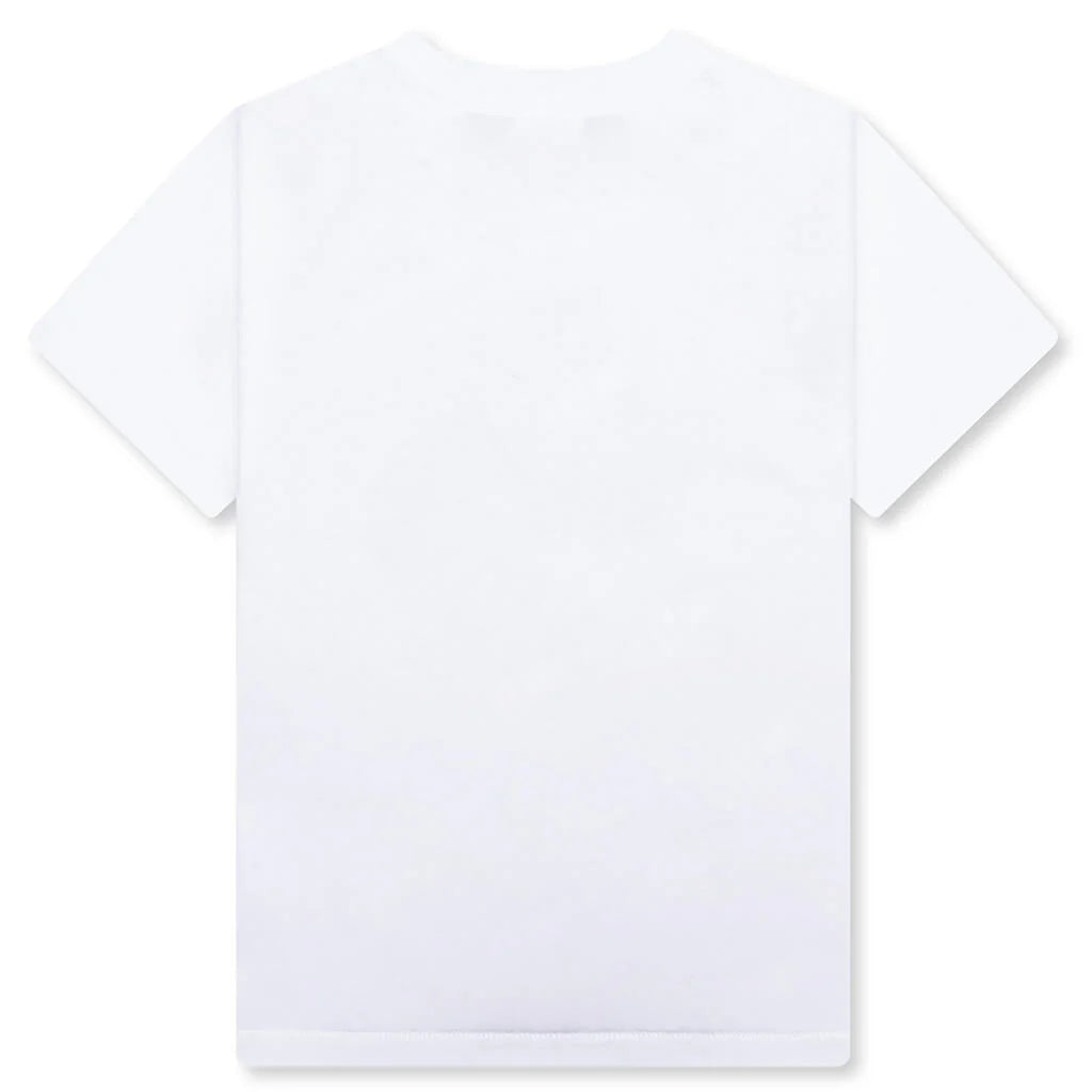Kids Shark Milo on Bape Tee White Green