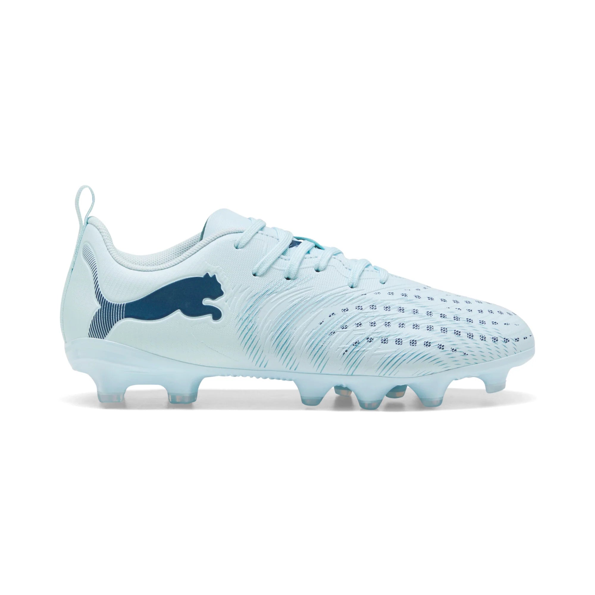 PUMA Future 9 Play FG AG Firm Ground Artificial Ground Youth Soccer Cleats Icy Blue