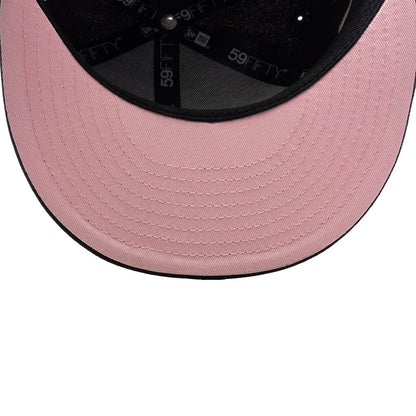 FEATURE x New Era 59FIFTY Fitted SD Padres Cooperstown Walnut Black Cotton Pink