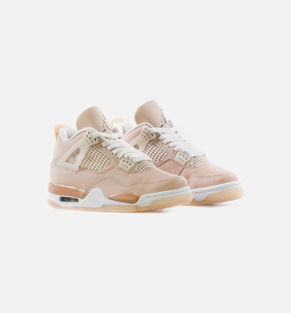 Air Jordan 4 Shimmer Womens Lifestyel Shoe Shimmer Bronze Eclipse Orange Quartz Metallic Silver Limit One Per Customer