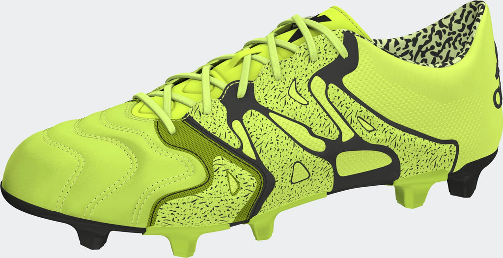 adidas X 151 FG AG Leather Multi Ground Soccer Cleats Solar Yellow Black