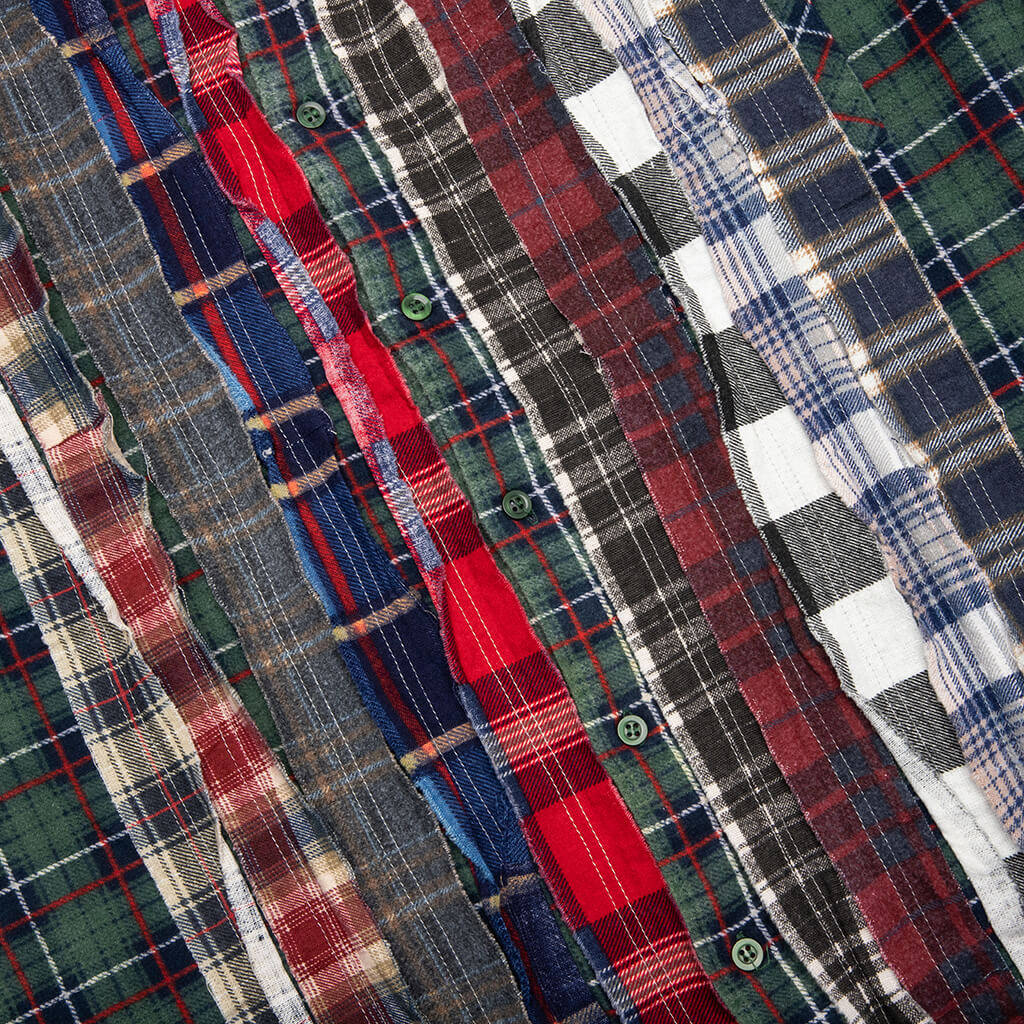 Ribbon Flannel Shirt Assorted