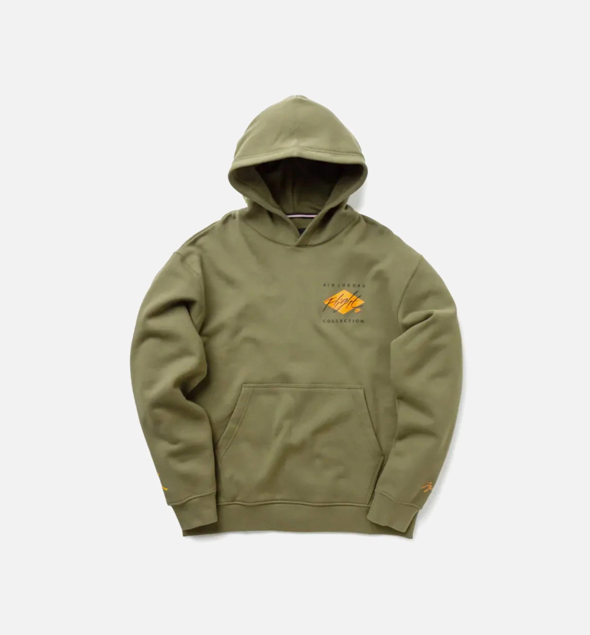 Essentials Graphics Pullover Mens Hoodie Olive