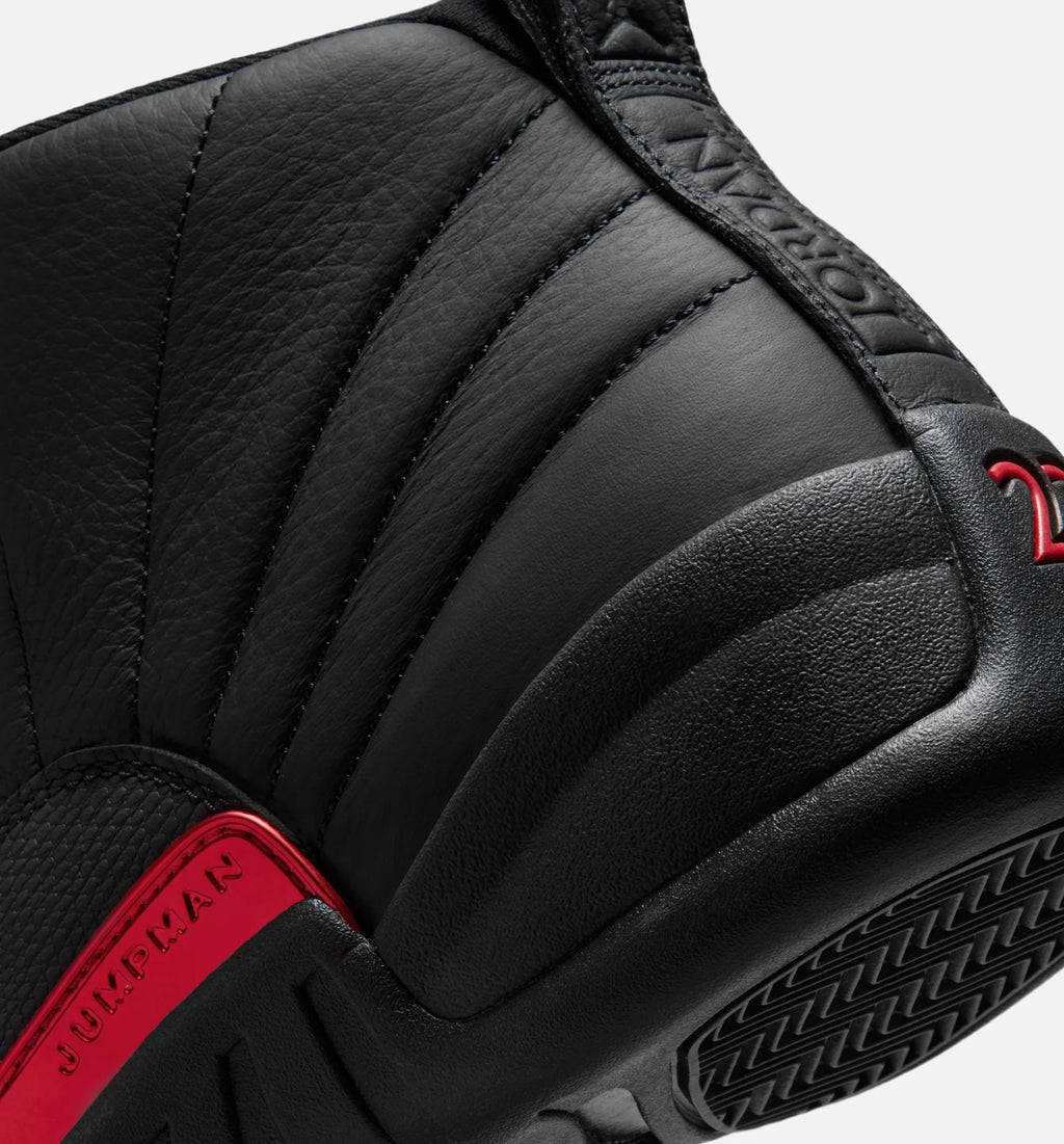 Air Jordan 12 Retro Bloodline Mens Lifestyle Shoe Black Varsity Red Free Shipping