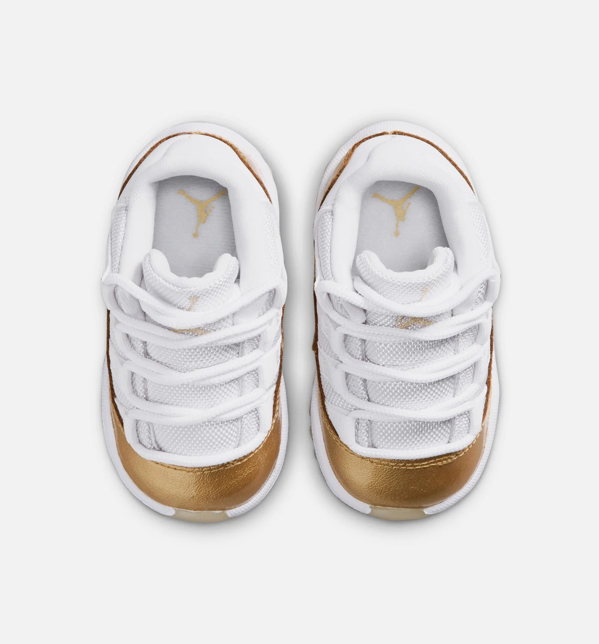 Air Jordan 11 Retro Low Mothers Day Infant Toddler Lifestyle Shoe White Metallic Gold Team Gold