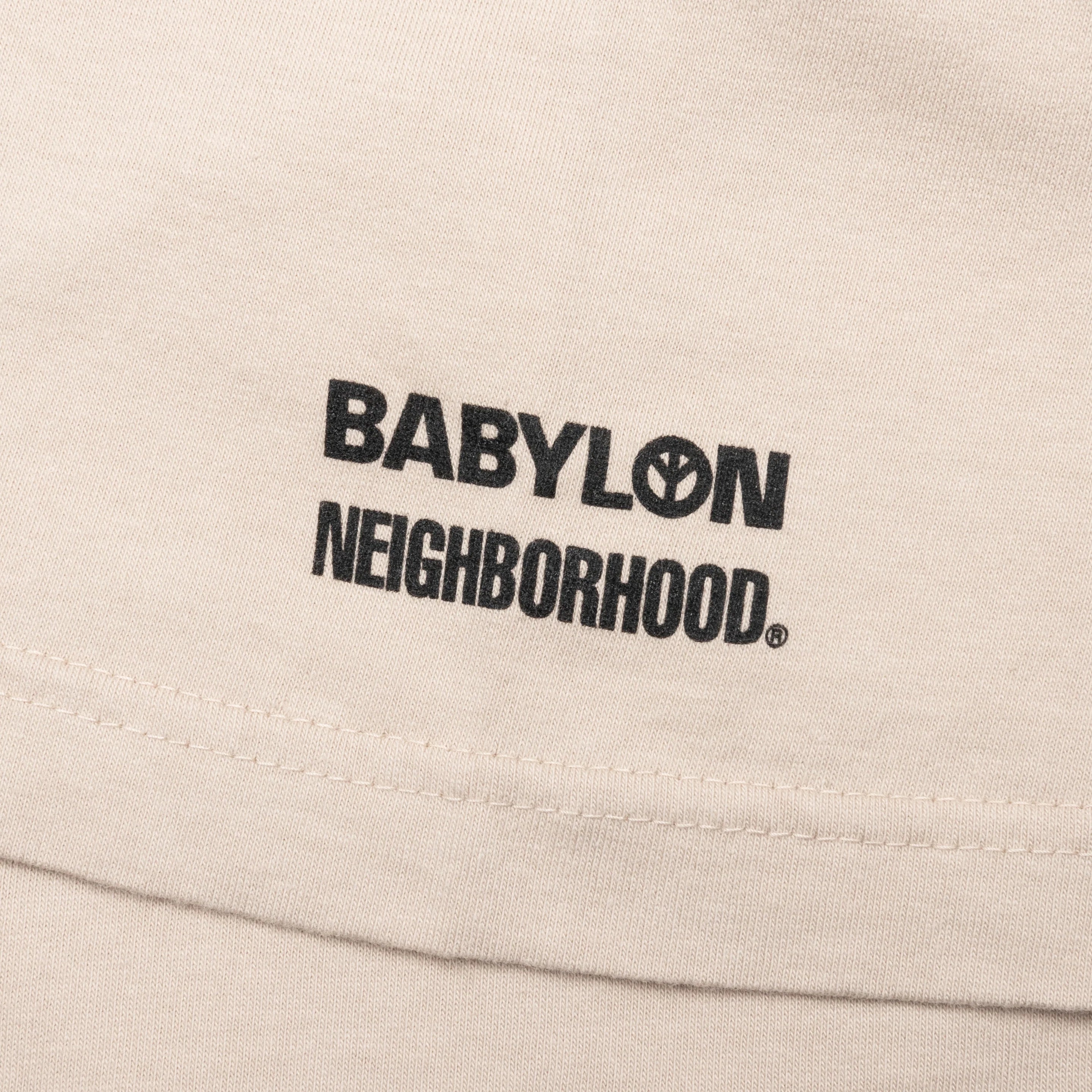 Neighborhood x Babylon Tee SS 2 Beige