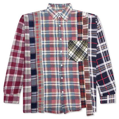 7 Cuts Flannel Shirt Assorted