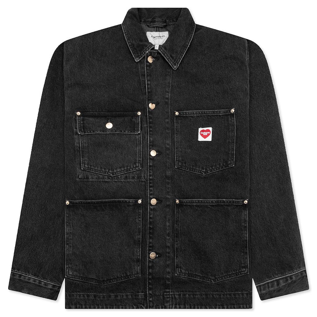 Nash Jacket Black Stone Washed
