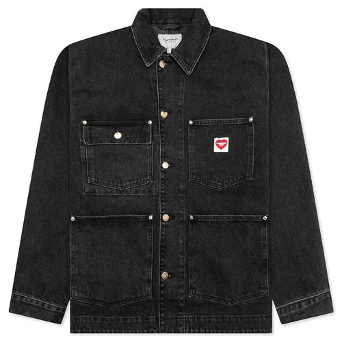 Nash Jacket Black Stone Washed