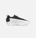 Anthony Edwards 1 Low Mens Basketball Shoe White Core Black Lucid Red