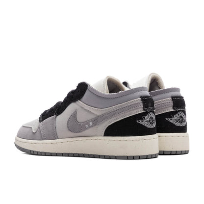 Air Jordan 1 Low SE GS Tech Grey Black Cement Grey