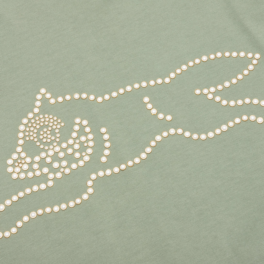 Pearl Beads S S Tee Sea Spray