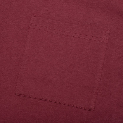 Jersey Braque Pocket Tee Burgundy