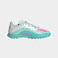 adidas F50 Messi League TF Turf Youth Soccer Cleats White Pink Aqua
