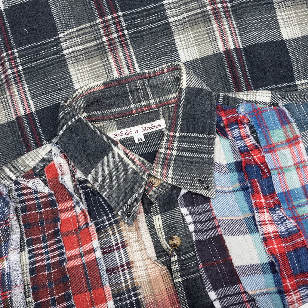 Ribbon Flannel Shirt Assorted