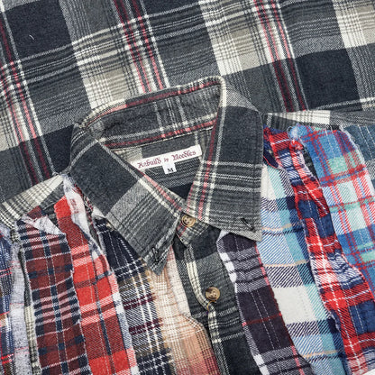 Ribbon Flannel Shirt Assorted