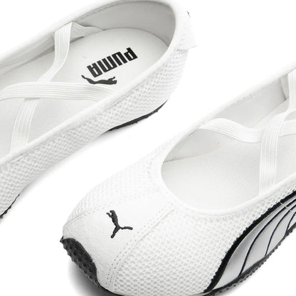 Womens H Street Ballet Warm White Silver
