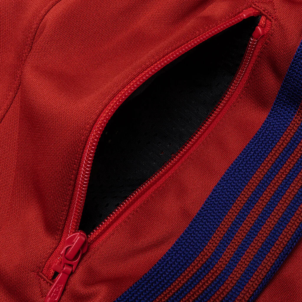 Poly Smooth HD Track Pant Red