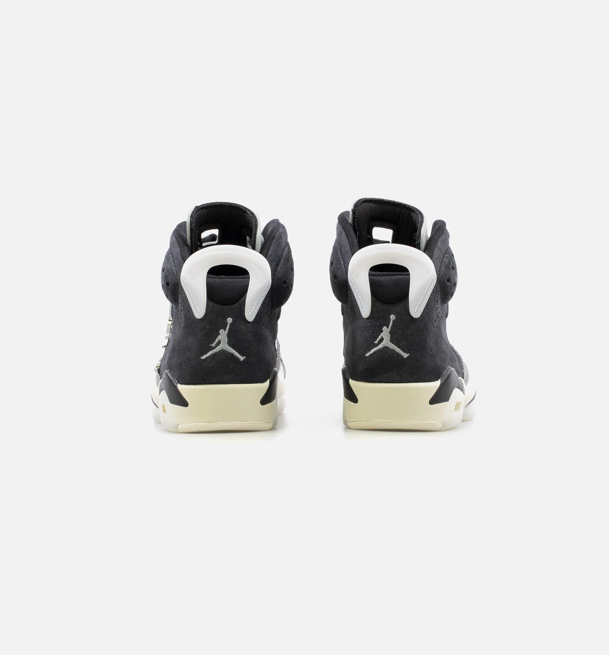 Air Jordan Retro 6 Tech Chrome Womens Lifestyle Shoe Black Grey