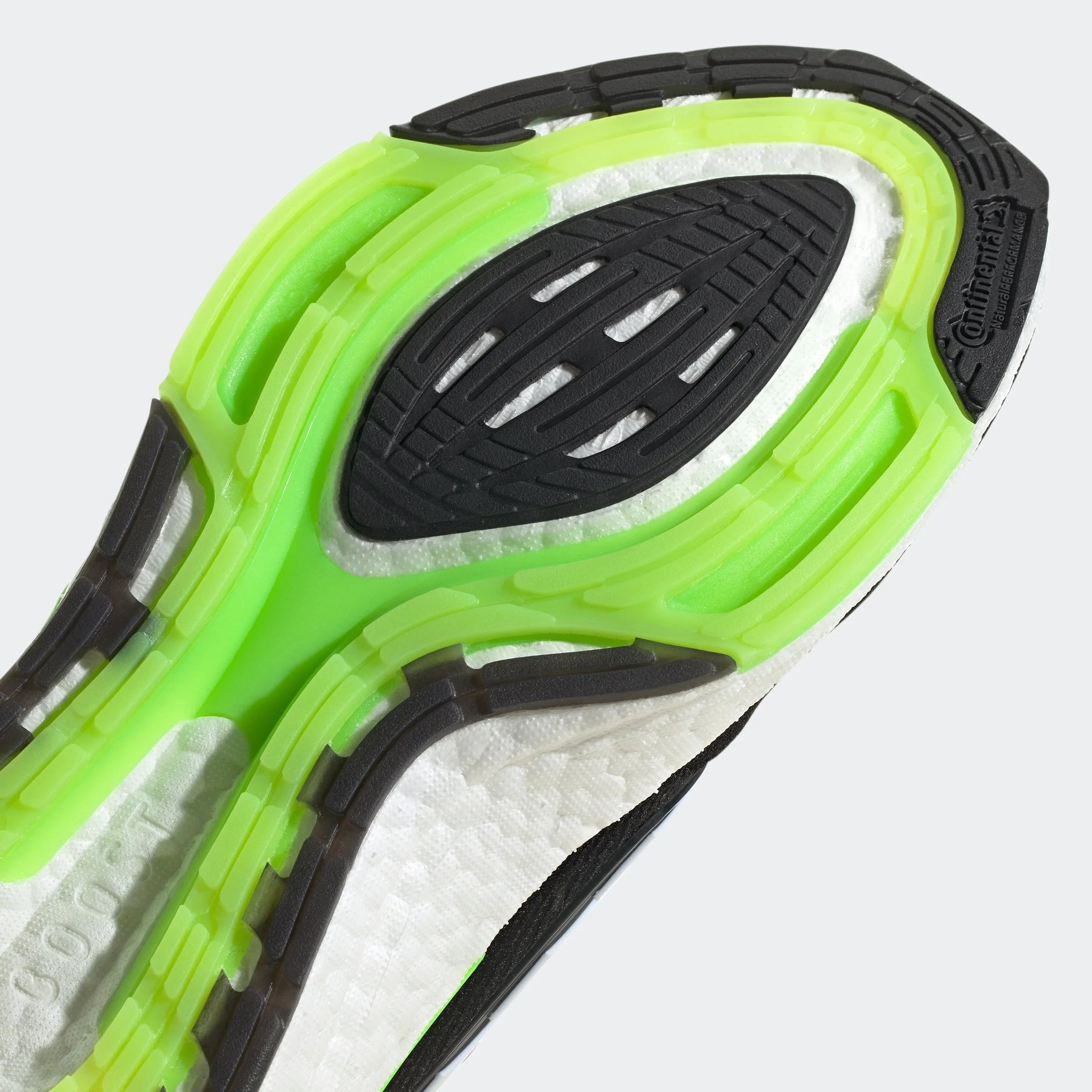 adidas Ultraboost 22 Black White Solar Green