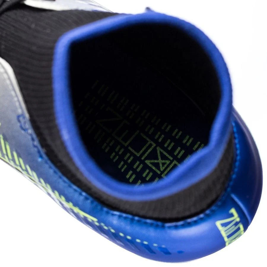 Nike Kids Neymar Jr Mercurial Victory VI Dynamic Fit FG Firm Ground Football Boot Racer Blue Black Volt