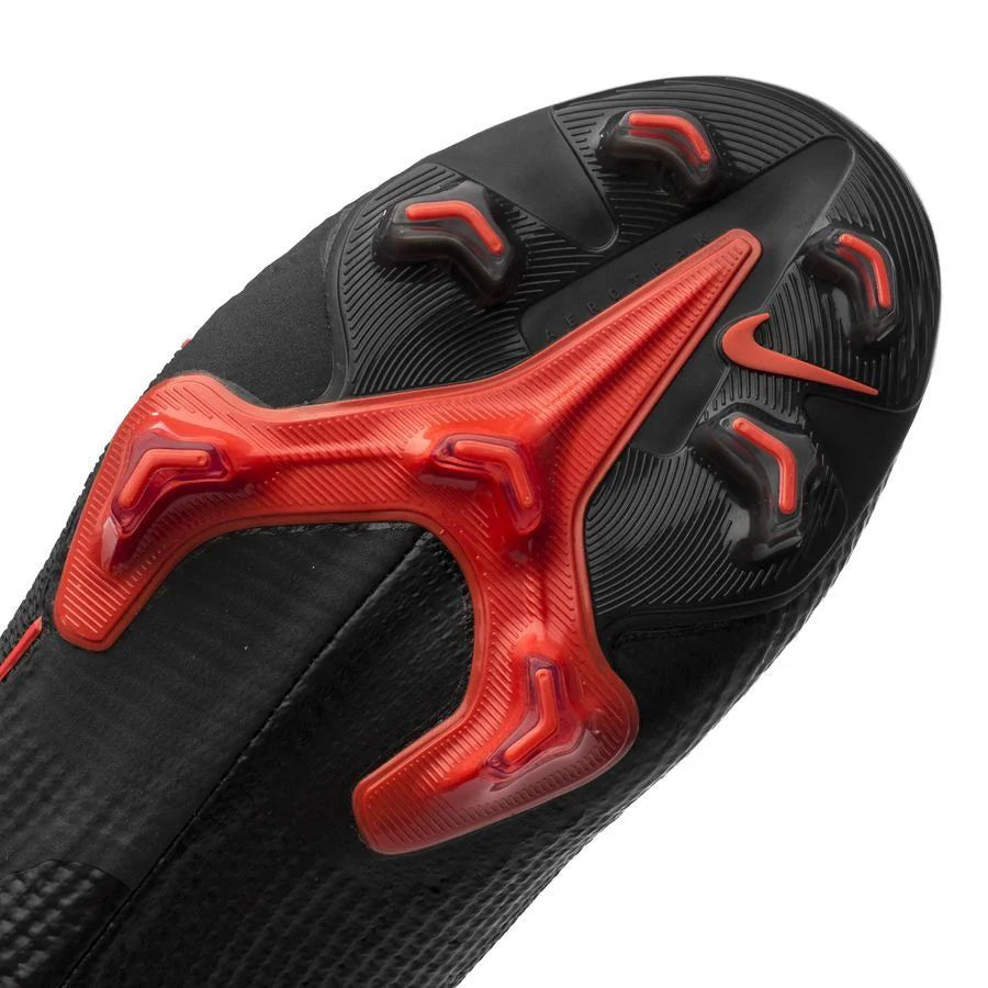 Nike Mercurial Vapor 13 Elite FG Firm Ground Mens Soccer Cleats Black Chile Red Dark Smoke Grey Chile Red