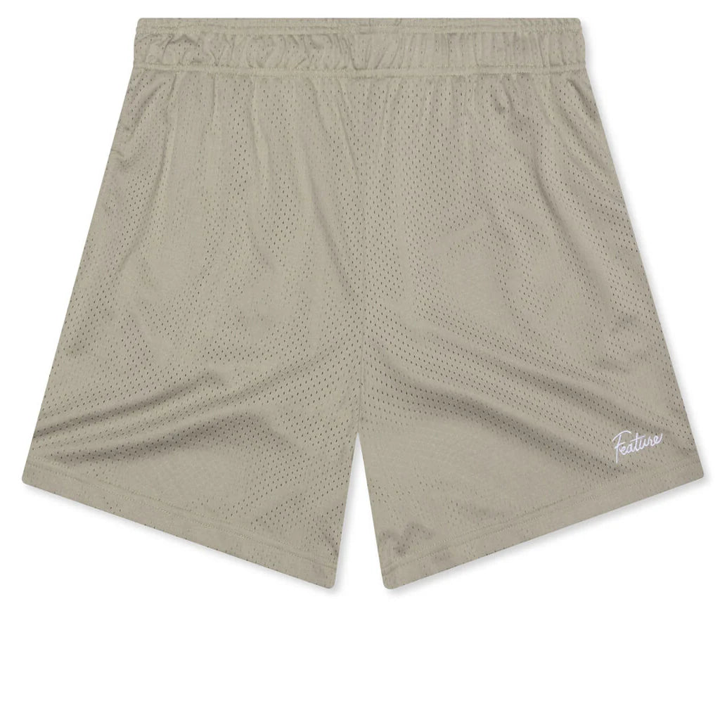West Mesh Shorts Tan