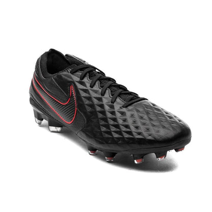 Nike Legend 8 Elite FG Firm Ground Soccer Cleats Black Grey Red