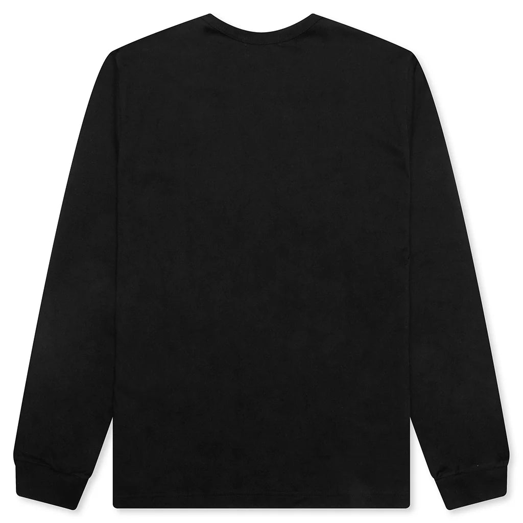 Pocket Logo L S T Shirt Black