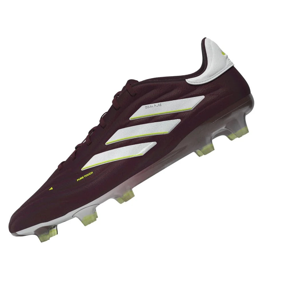 adidas Copa Pure 2 Elite FG Firm Ground Soccer Cleats Shadow Red White Solar Yellow