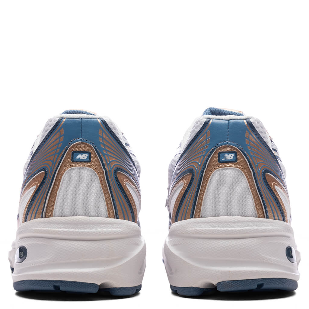 740 Heron Blue Vintage Indigo Gold Metallic Sea Salt