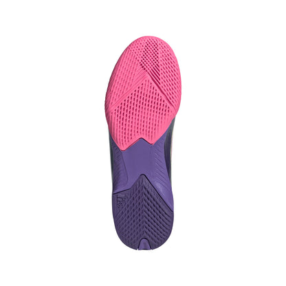 adidas F50 LEAGUE Laceless IN Youth Soccer Shoes Purple White Lemon