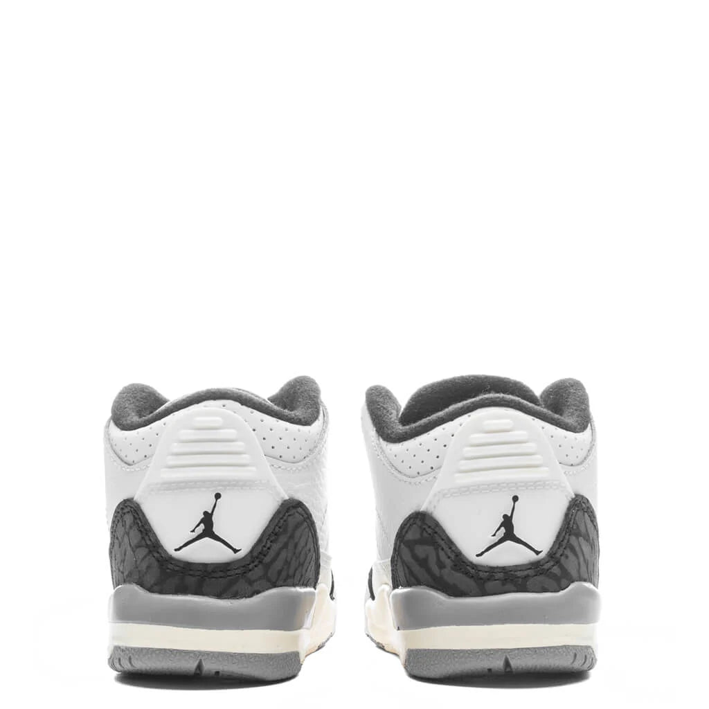 Air Jordan 3 Retro TD Summit White Fire Red Cement Grey