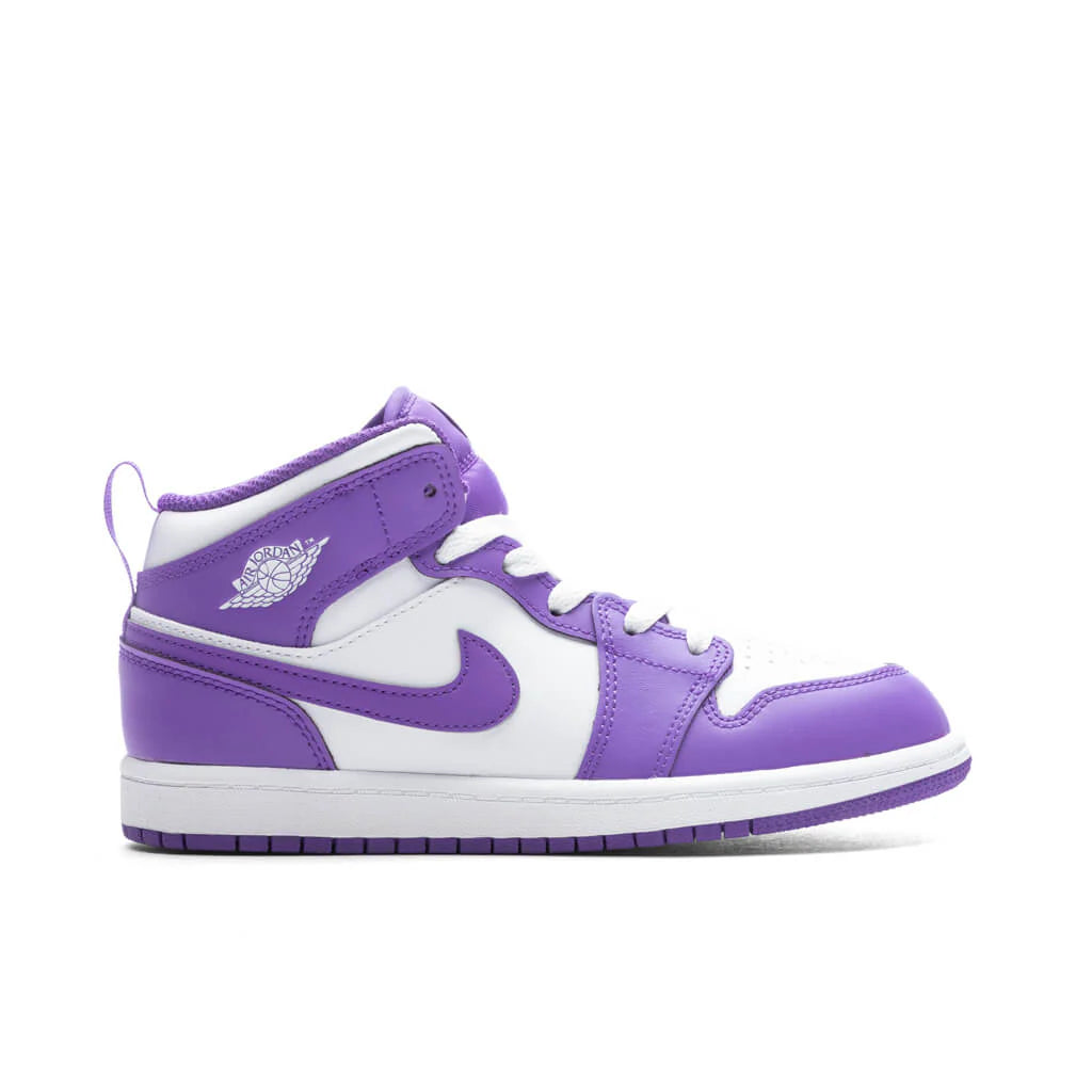 Jordan 1 Mid PS Purple Venom White