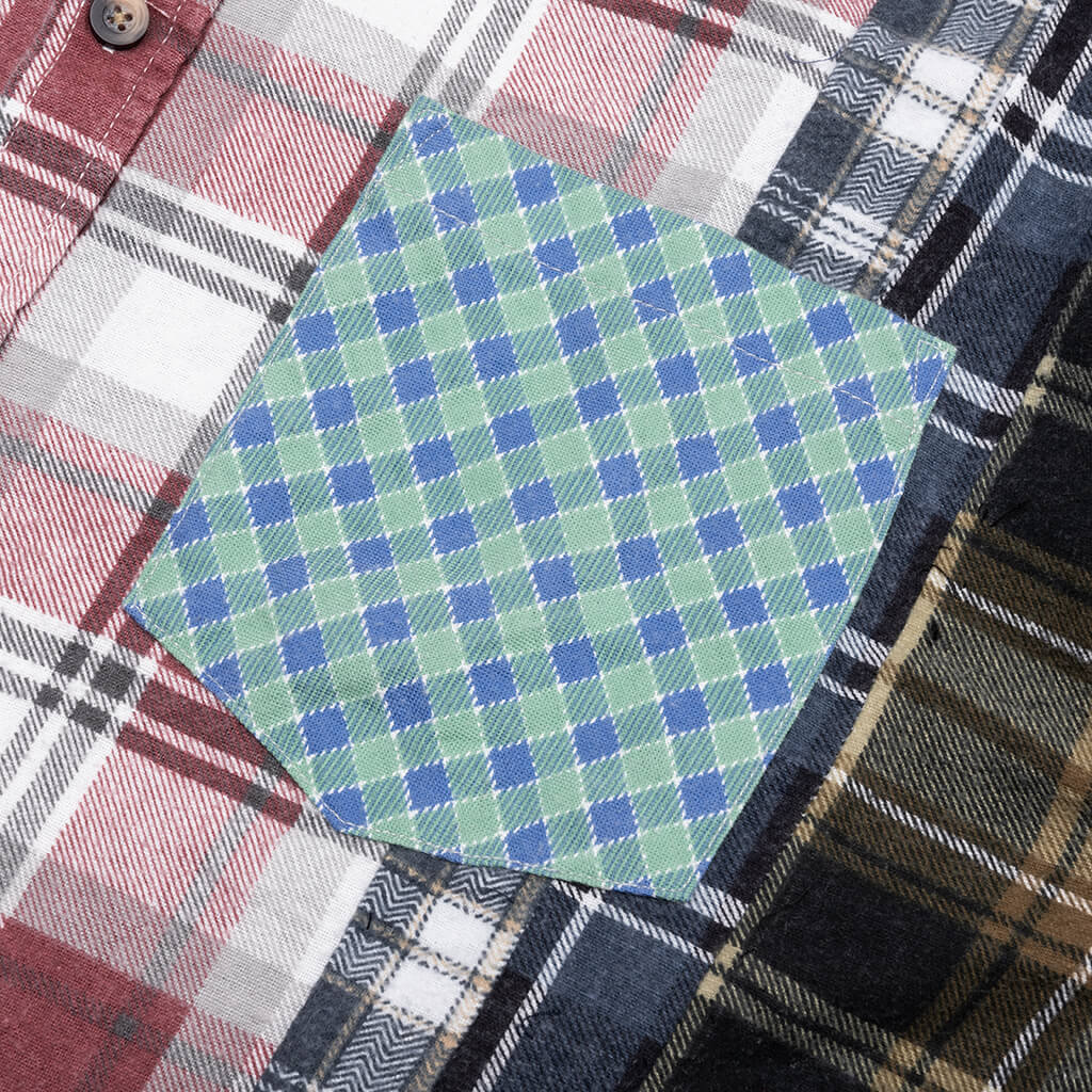 7 Cuts Flannel Shirt Assorted