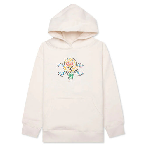 Kids Mazed And Confused Hoodie Whisper White