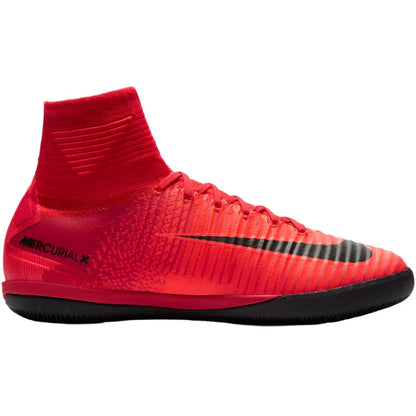 Kids Nike MercurialX Victory VI Dynamic Fit IC Indoor Competition Football Boot Red Black Crimson
