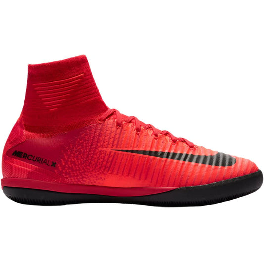 Kids Nike MercurialX Victory VI Dynamic Fit IC Indoor Competition Football Boot Red Black Crimson