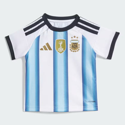 adidas Argentina Home Baby Soccer Mini Kit 26 White Blue