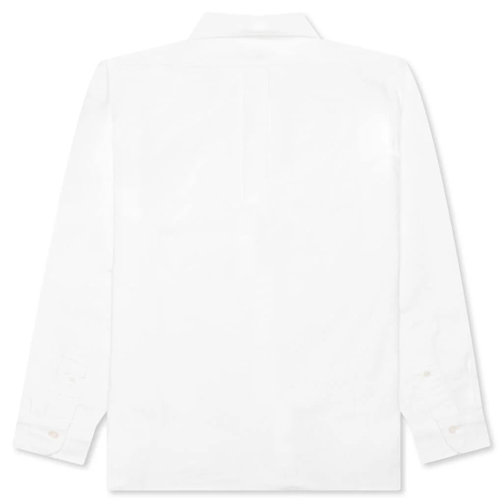 Oxford BD L S Shirt White