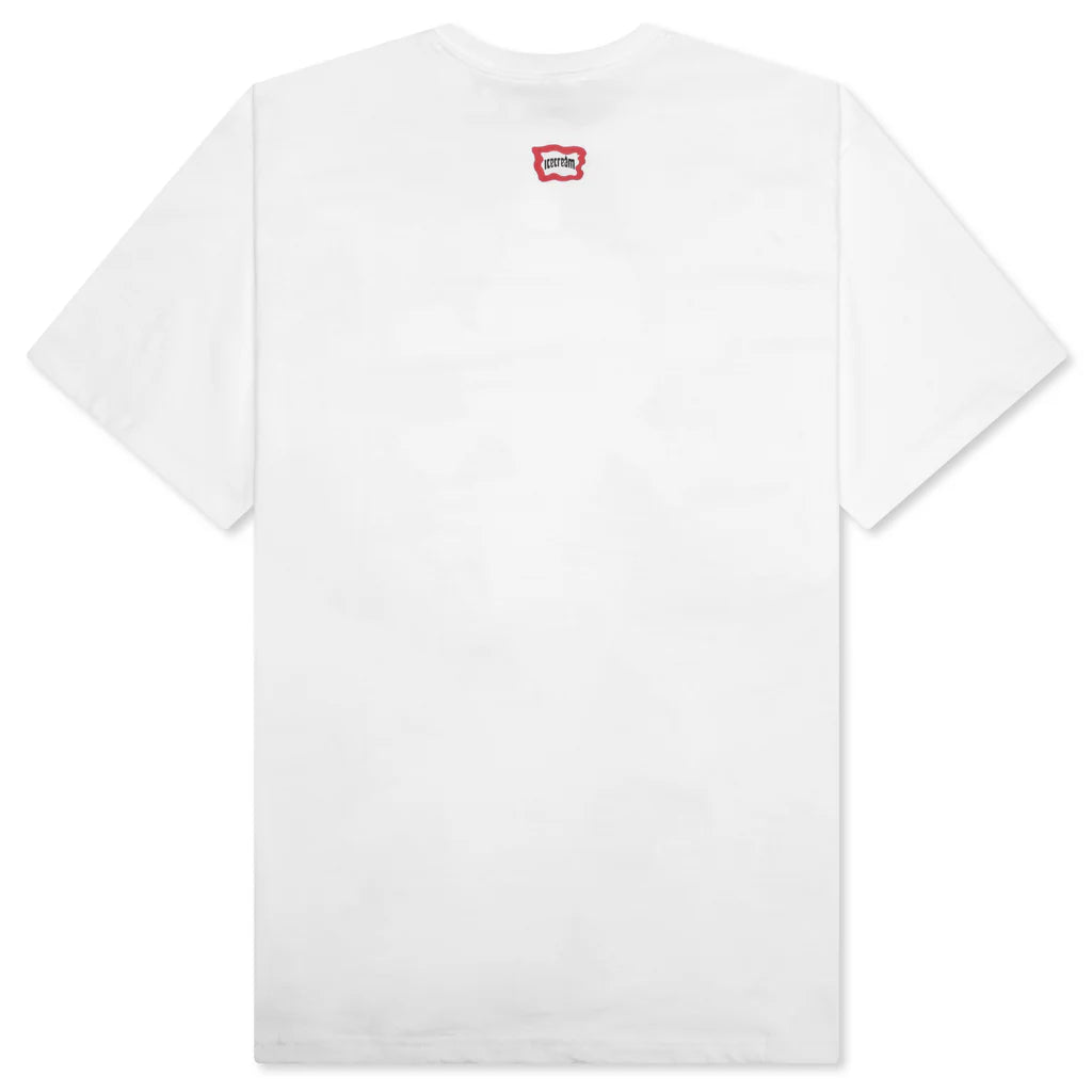 Flag S S Tee White